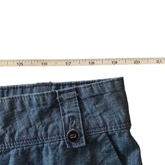 Isaac Mizrahi shorts blue size 16 women’s - Picture 5 of 6